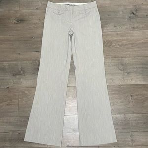 Express Editor Dress Pants Pinstriped Texture Gray